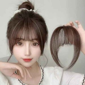 2PCS Fake Air Bangs Hair Styling Tools Hair Clip Hair Extensions