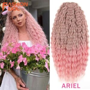 Ariel Curl Hair Water Wave Twist Crochet Hair Synthetic Braid Hair