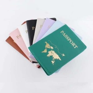 Fashion Passport Cover World Thin Slim Travel Passport Holder