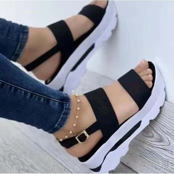 Fashion Punk Beach Wedges Women Sandals 2023 Summer Outdoor Shoes