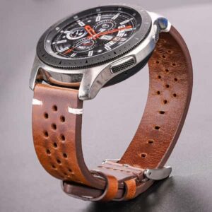 Handmade Cowhide Breathable Watch Band 18 20 22 24mm Men Women 4 Colors