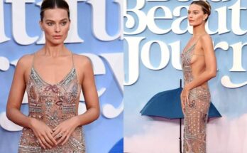 Margot Robbie Armani Dress