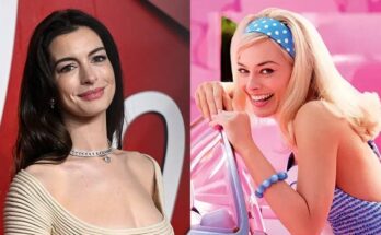 Margot Robbie and Anne Hathaway
