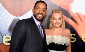 Margot Robbie and Will Smith
